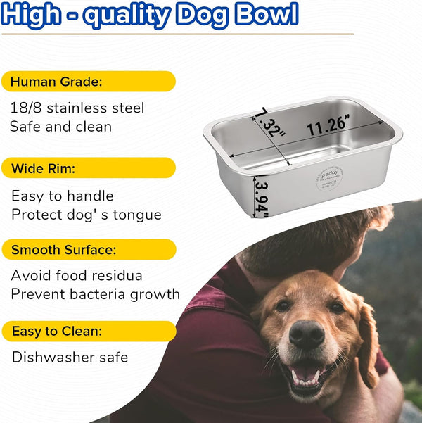PEDAY Automatic Dog Waterer for Large Dogs | Human Grade 18/8 Stainless Steel, Water Bottle Not Included6