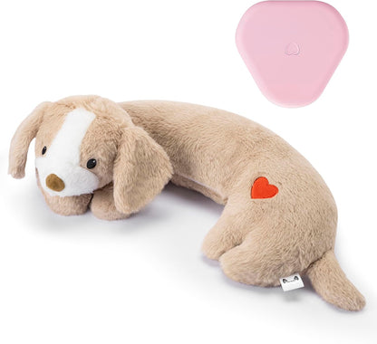 Moropaky Heartbeat Toy Puppy Heartbeat Stuffed Animal Heartbeat Plush Toy for Puppy, Dog Heartbeat Toy for Pet Anxiety Relief Behavioral Sleep Aid Crate Kennel Training Puppy Cuddly Comfort Toy…12