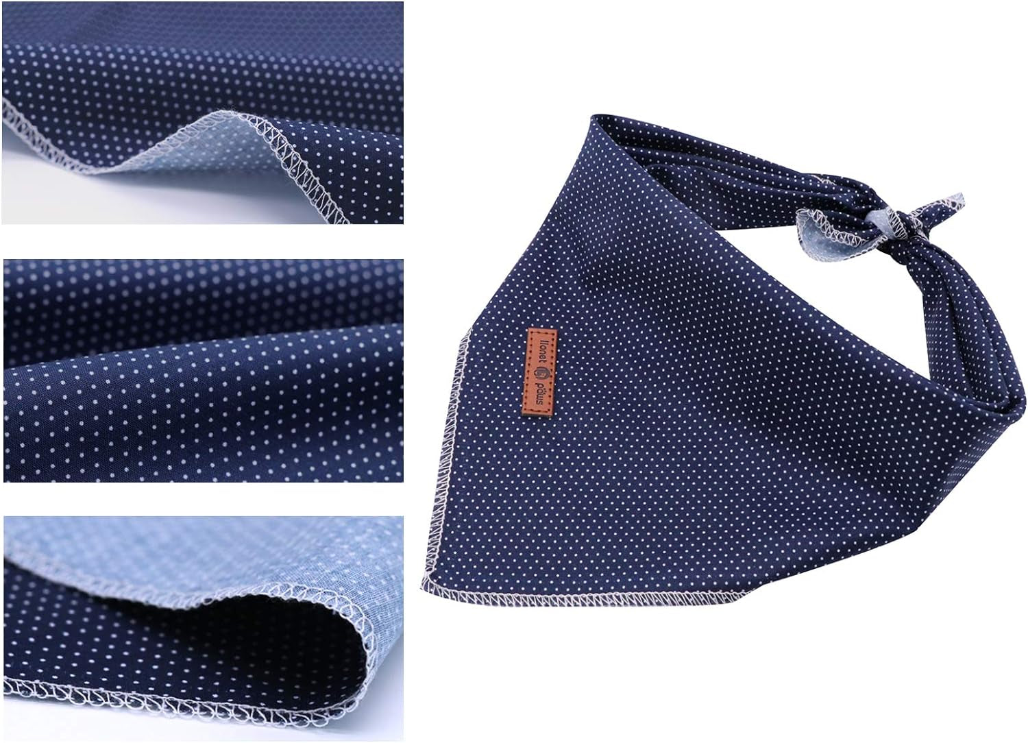 lionet-paws-dog-bandana-for-small-medium-large-dogs-cat-kerchief-blue-doit-triangle-bibs-scarf-for-girl-or-boy