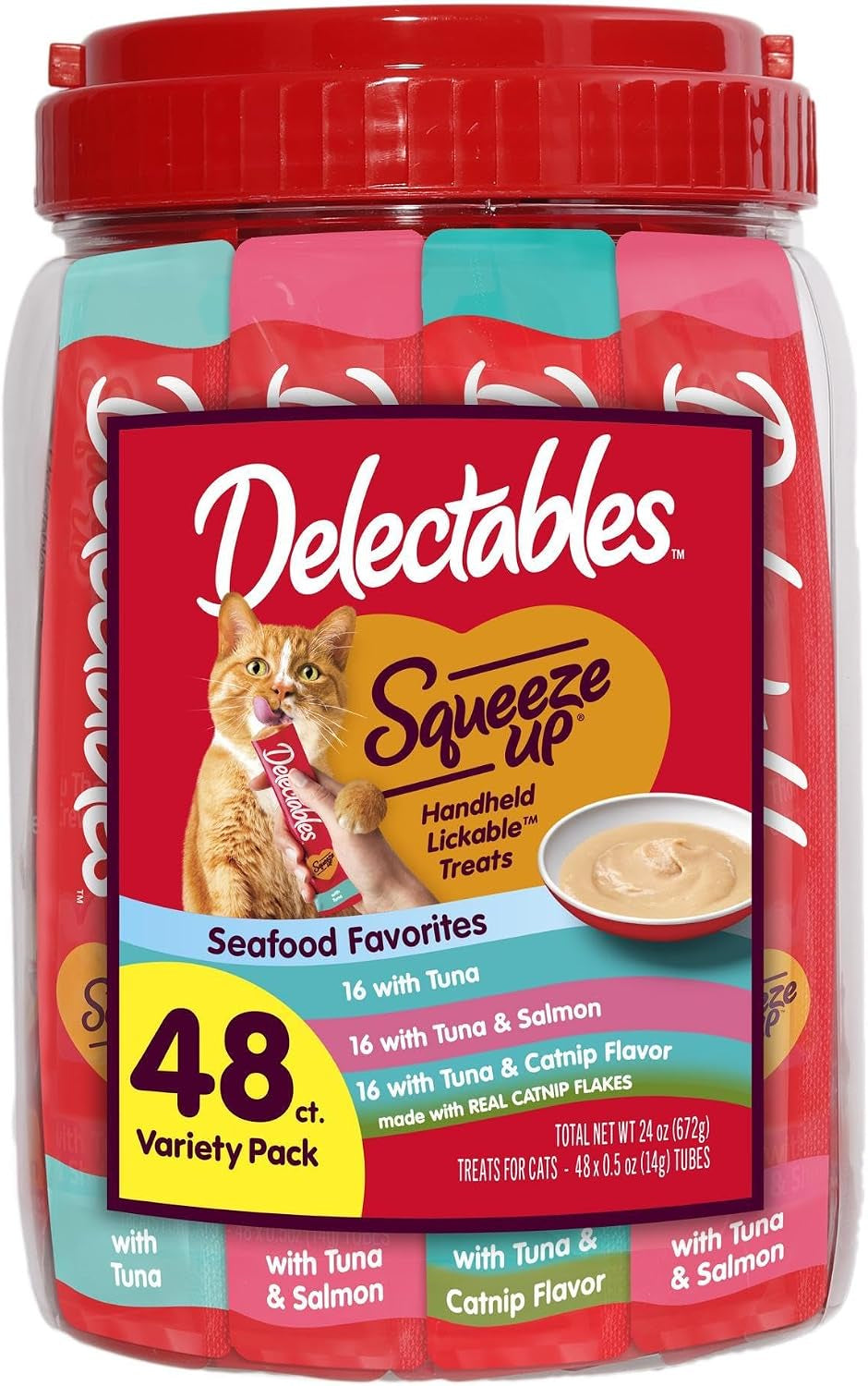 delectables-squeeze-up-seafood-variety-pack-creamy-squeezable-puree-lickable-wet-cat-treats-grain-free-no-added-fillers-no-by-products-no-added-preservatives-0-5-ounces-tube-54-tubes-total