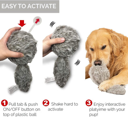 Hyper Pet Doggie Tail Interactive Plush Automatic Dog Toy, Wiggles, Barks | Durable Boredom Buster with Batteries Included, Vibrating Action Keeps Curious Pups of All Breeds Engaged and Entertained4