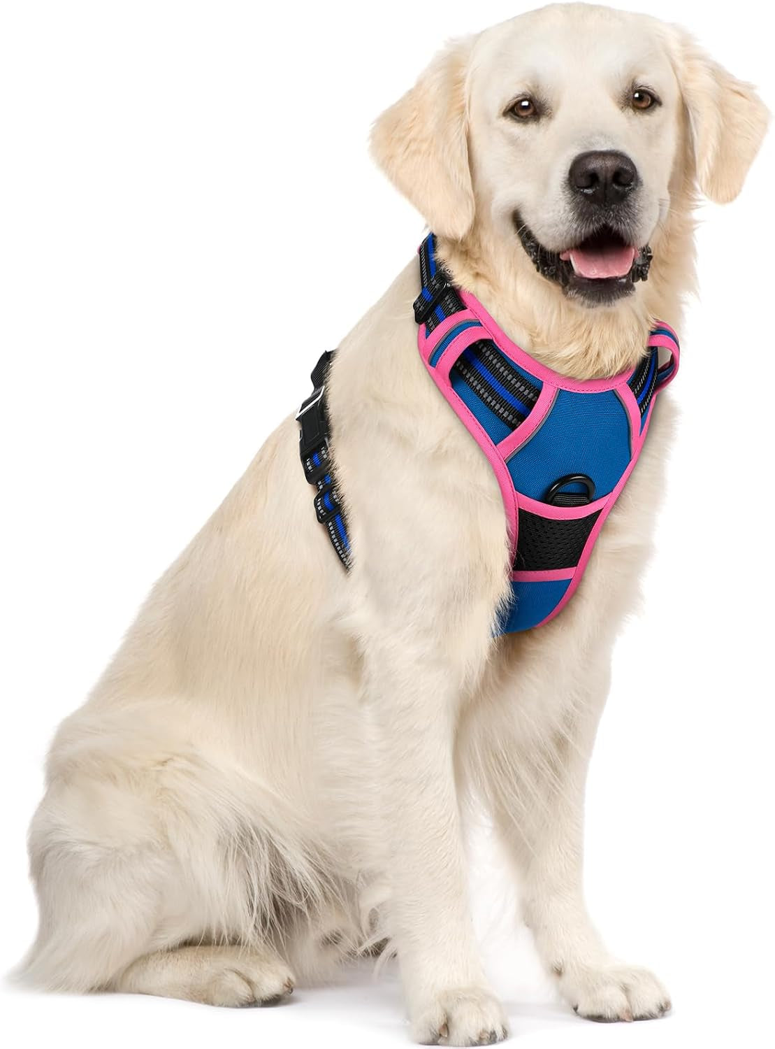 rabbitgoo-dog-harness-no-pull-for-large-dogs-with-2-leash-clips-pet-vest-no-choke-with-handle-adjustable-soft-padded-reflective-easy-control-for-walking-black-large