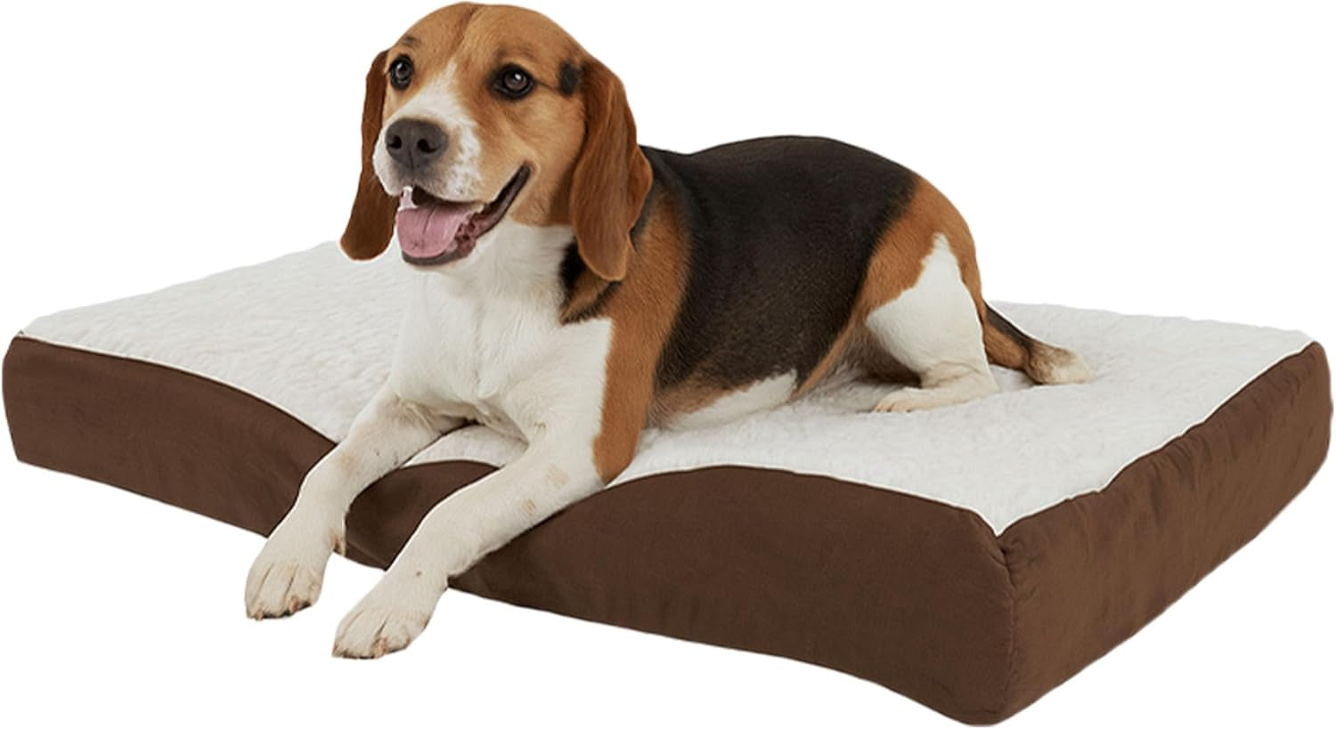orthopedic-dog-bed-2-layer-memory-foam-crate-mat-with-machine-washable-sherpa-cover-20x15-pet-bed-for-small-dogs-up-to-20lbs-by-petmaker-gray