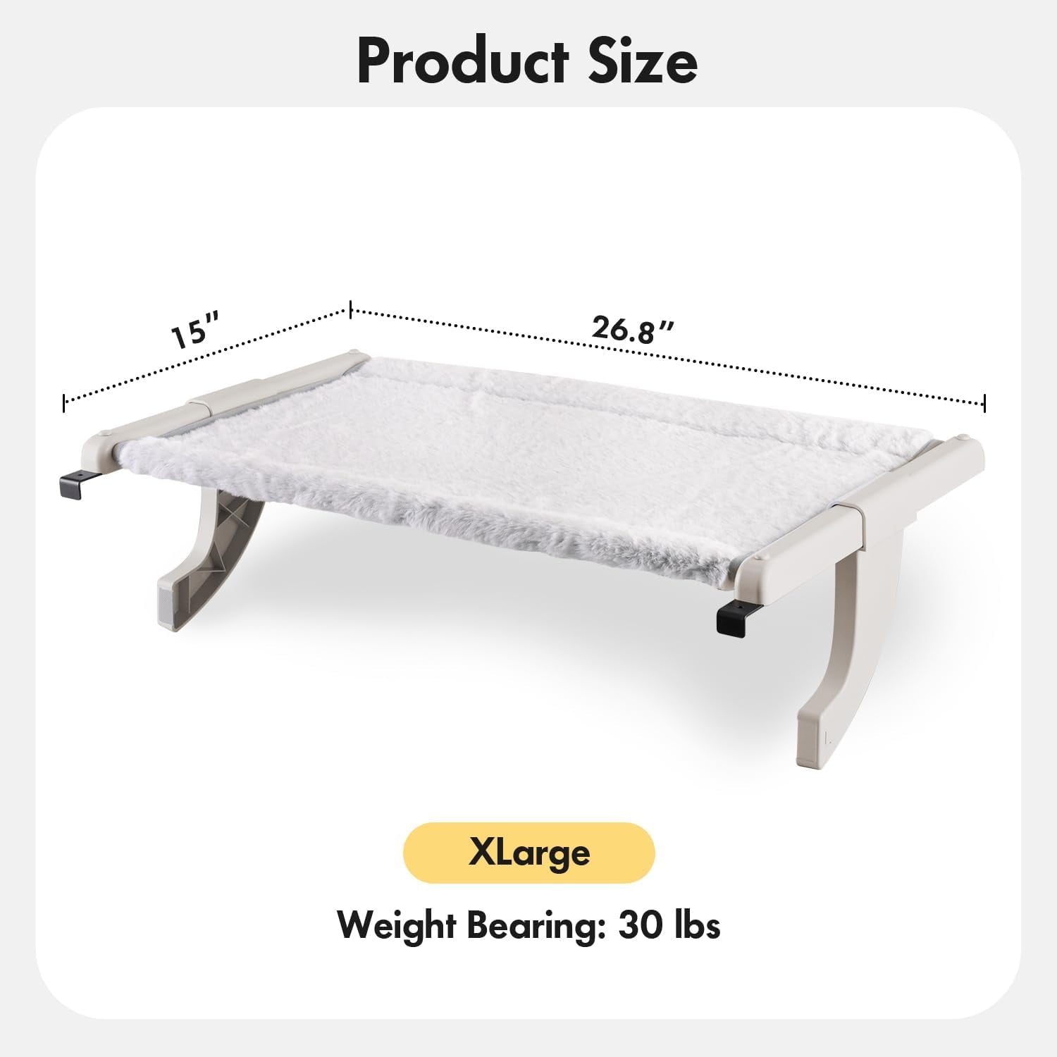 zoratoo-windowsill-cat-perch-one-step-sliding-adjustment-cat-hammock-xl-26-8x11-8-stable-metal-structure-machine-washable-two-fabrics-cover-no-suction-cups-pet-bed-for-windowsill-bedside