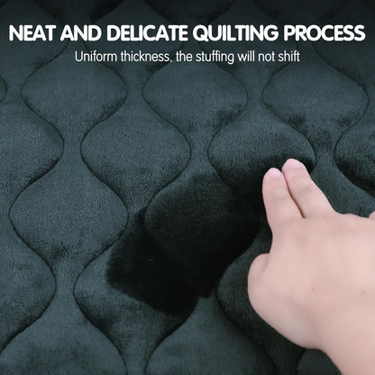 Furrybaby Dog Bed Mat Flat Crate Mat with Anti-Slip Bottom Machine Washable Pet Kennel Pad for Dog Sleeping (XS 22X13'', Grey Mat)3