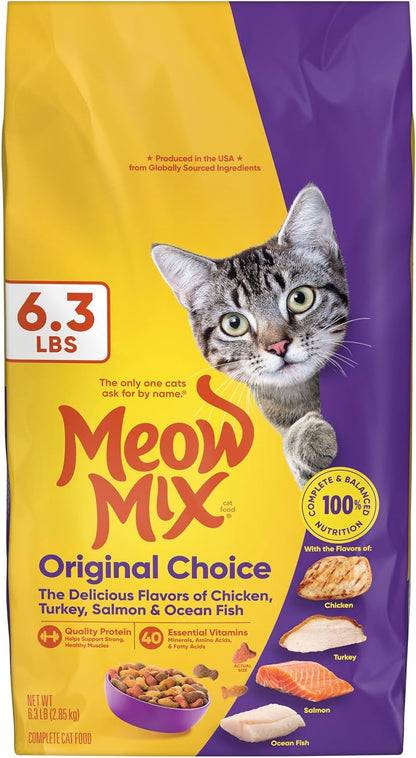 Meow Mix Original Choice Dry Cat Food, 6.3 Pound Bag10