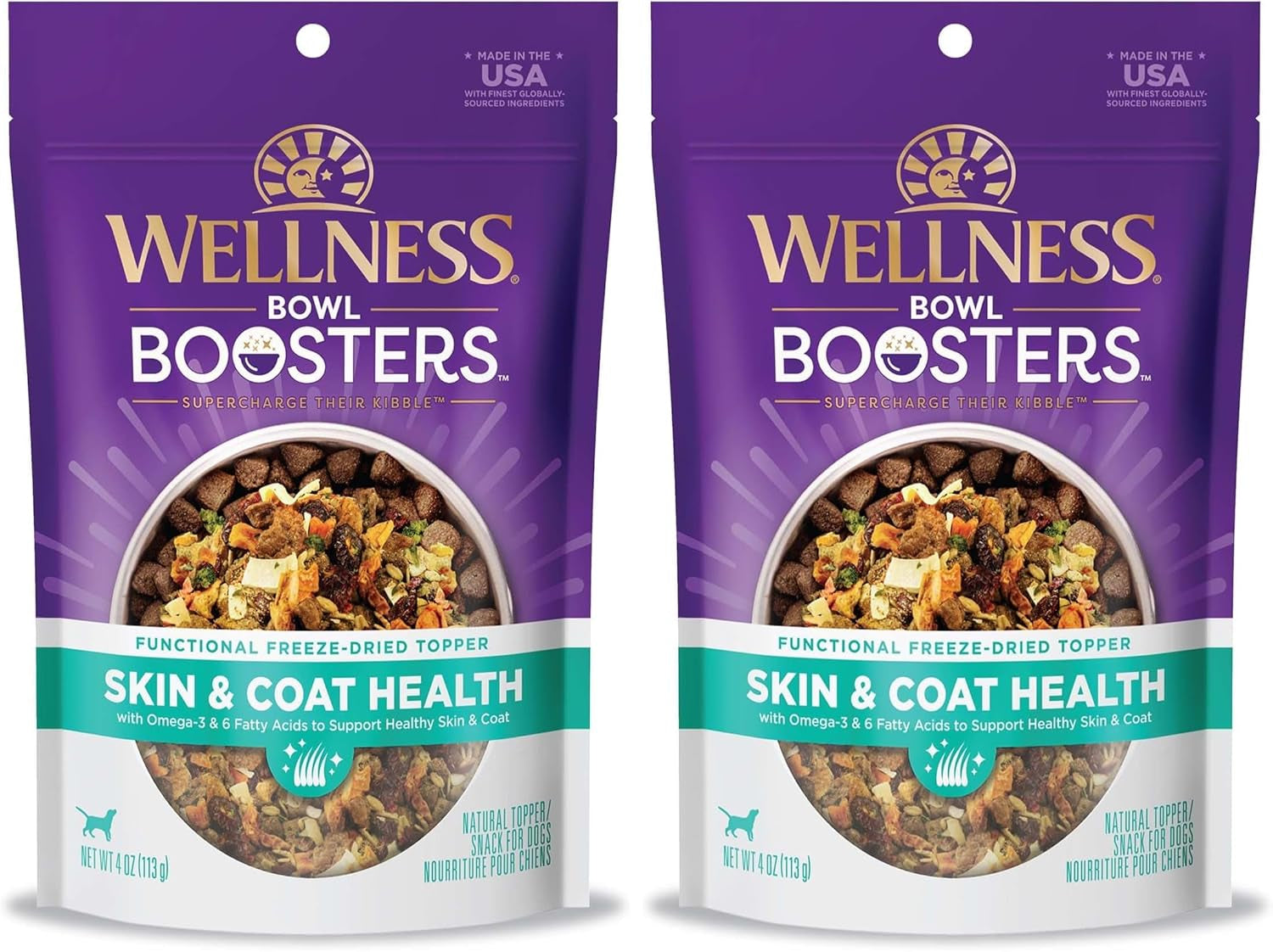 wellness-bowl-boosters-digestive-health-dog-food-topper-with-freeze-dried-pieces-for-small-medium-and-large-breeds-sensitive-stomach-grain-free-natural-chicken-recipe-4-oz-bag