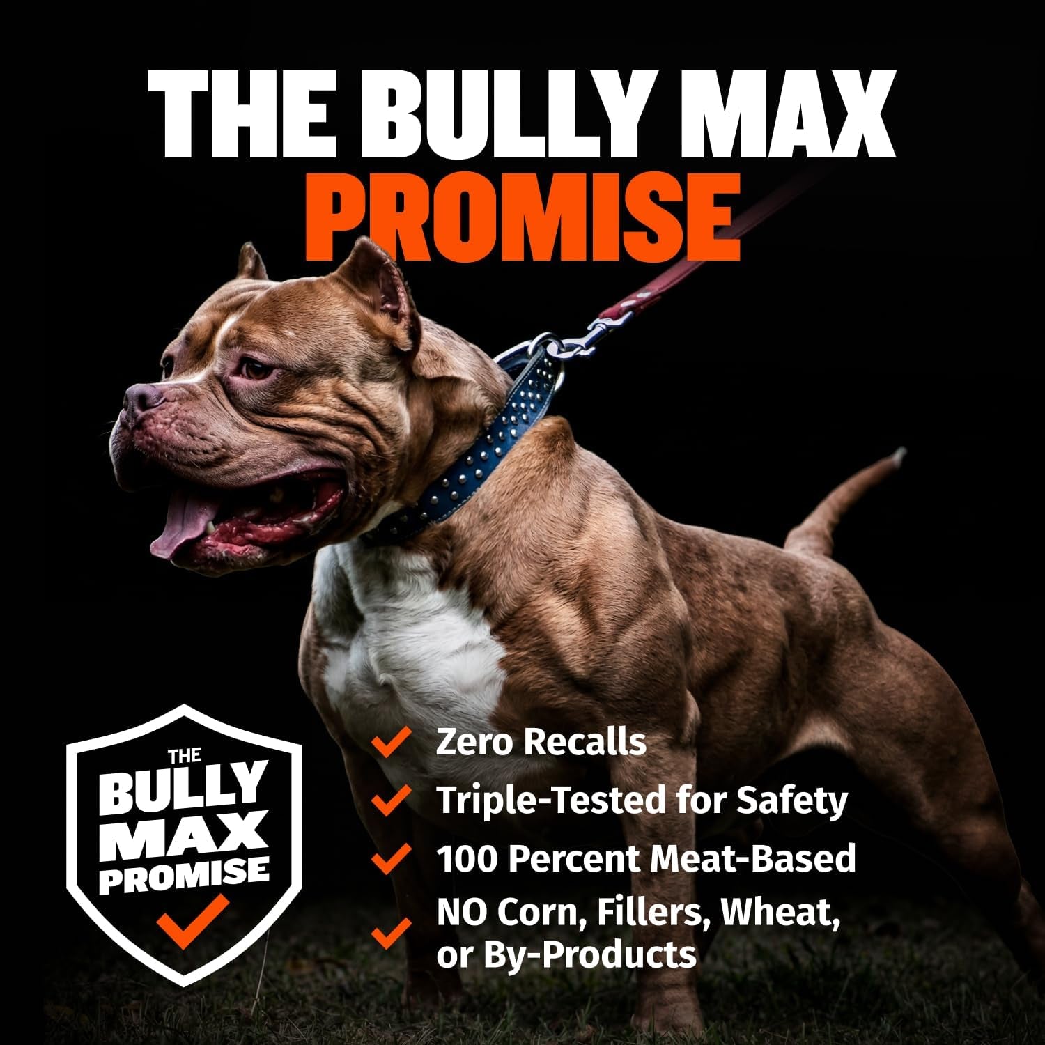 bully-max-dry-dog-food-for-adults-puppies-high-protein-fat-for-muscle-weight-gain-high-performance-dog-food-supplements-small-large-breed-dogs-535-calories-per-cup-chicken-15lb-bag