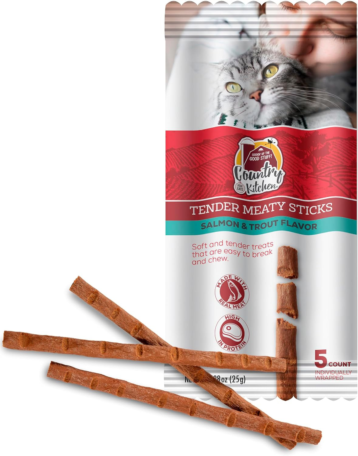 country-kitchen-salmon-trout-tender-meaty-sticks-cat-treats-high-in-protein-easy-to-break-and-chew-0-88-oz-5-count