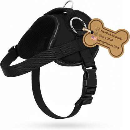 Bark Appeal Tan Plaid No-Pull Dog Harness for Extra Small to Small Sized Pets – Adjustable, Reflective Vest with 3 Leash Clips for Added Control, Easy Walks & Training – Small10