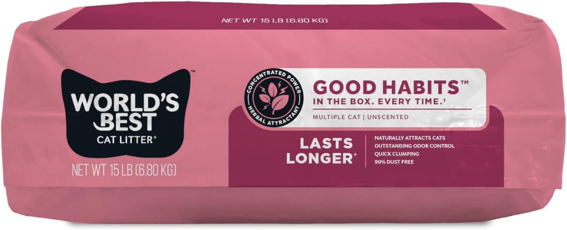 worlds-best-cat-litter-good-habits-cat-attract-litter-unscented-15-lb-attracts-cats-and-kittens-with-plant-based-attractant-natural-corn-litter-quick-clumping-flushable-99-dust-free-formula