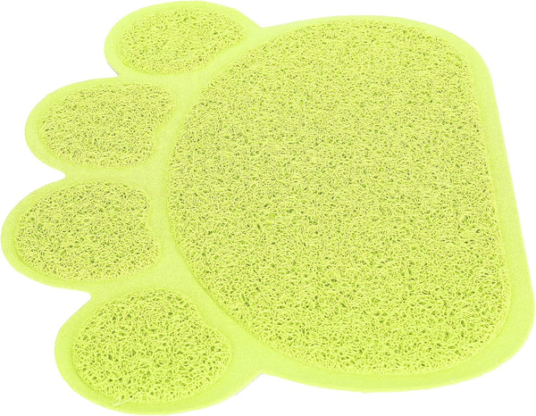 Cat Litter Tray, PVC Dog Mat Antislip Shape Pet Puppy Non Slip Box Liners Feeding Bowl Placemat Supplies for Cats and Dogs (Claw Shape)5