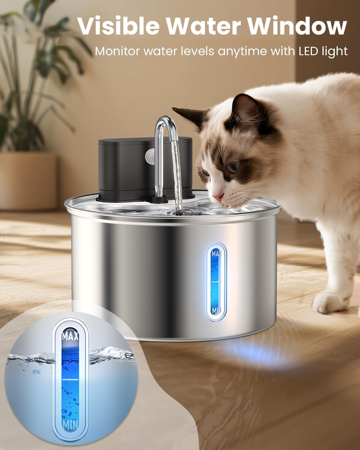 cat-water-fountain-wireless-stainless-steel-with-sensor-3-5l-118oz-battery-operated-rechargeable-automatic-water-dispenser-quiet-pump-for-drinking-indoor-easy-clean-for-cats-dogs-pets