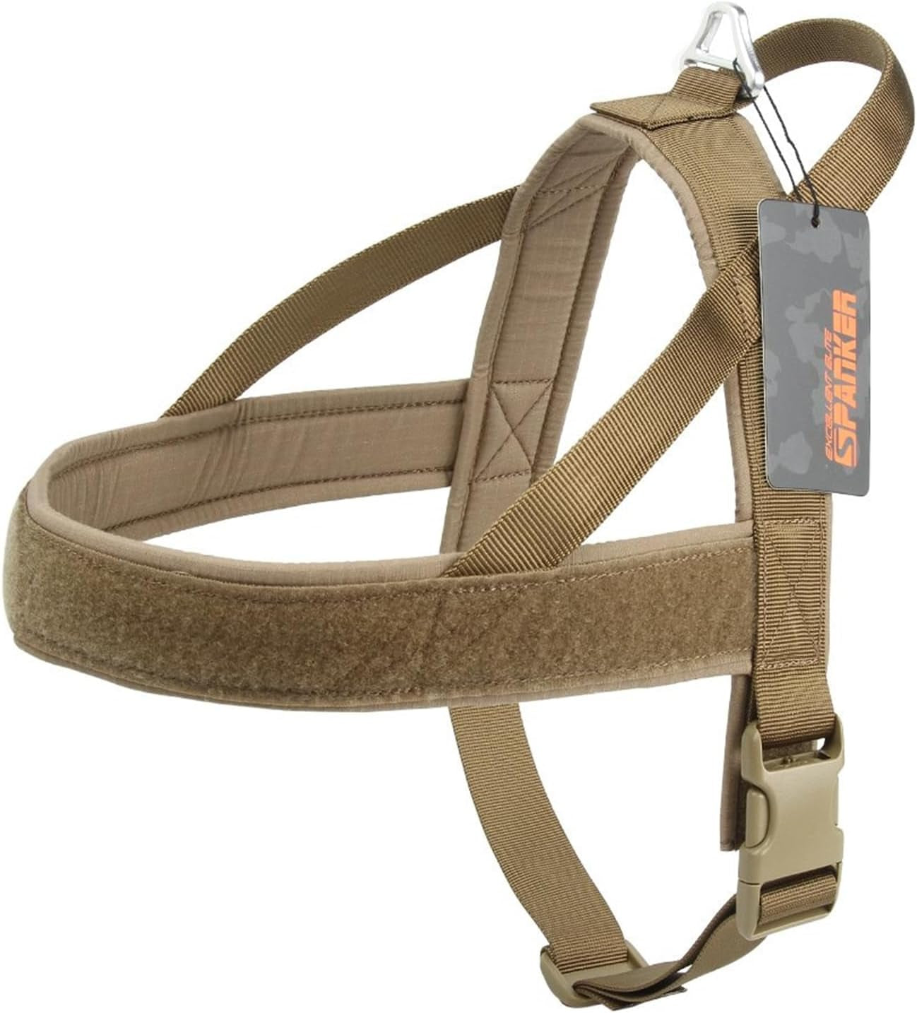 excellent-elite-spanker-no-pull-dog-harness-padded-military-patrol-vest-adjustable-nylon-small-service-walking-dog-harness-with-handle-for-training-runningblk-m-military-dog-harness-cordura-nylon-adjustable-walking-hiking-training-running-for-small-medium-large-dogs