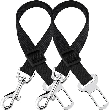 Sungrow Dog Seat Belt for Car, Adjustable Nylon Pet Seatbelt, Supports All Cars, Dog Car Leash Seat Belt, Seatbelt for Dogs, Cats & Ferrets Travel Harness1