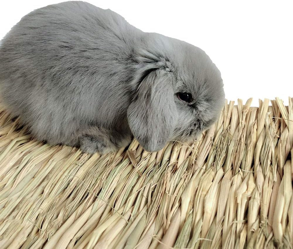 hamiledyi-grass-mat-woven-bed-mat-for-small-animal-bunny-bedding-nest-chew-toy-bed-play-toy-for-guinea-pig-parrot-rabbit-hamster-ratpack-of-3