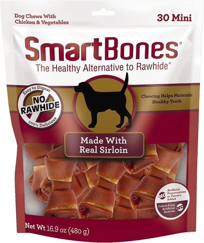 Smartbones Mini Bones with Real Peanut Butter 56 Count, Rawhide-Free Chews for Dogs11