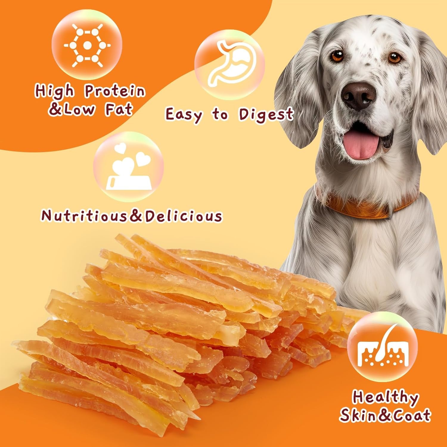 jungle-calling-mini-chicken-strips-training-treats-for-small-dogs-and-cats-soft-chewy-high-protein-limited-ingredient-puppy-snacks-grain-free-easy-to-digest-no-artificial-additives-10-6-oz