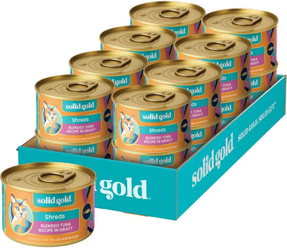 Solid Gold Wet Cat Food Pate for Indoor Cats - Healthy Canned Cat Food Pate W/Real Chicken, Omega Fatty Acids, Vitamins & Minerals - Grain Free & Gluten Free Can Meals for Cats & Kittens - 24Ct/3Oz22