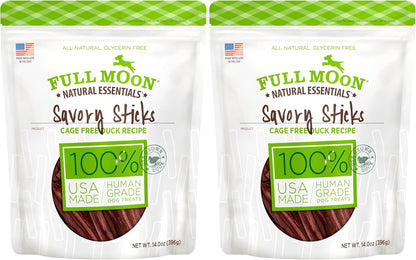 Full Moon All Natural Human Grade Dog Treats, Essential Beef Savory Sticks, 22 Ounce, 1.375 Pound (Pack of 1) | Human Grade, No Corn, No Wheat, No Soy, Glycerin Free, Made in the USA8