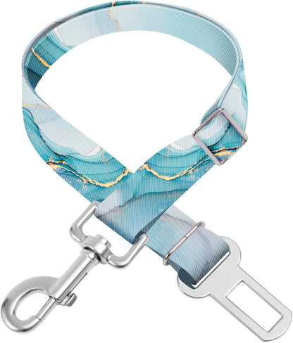 Adjustable Pet Cat and Dog Car Seat Belt，The Lanyard Is Flexible and Adjustable from 20 to 33 Inches (Floral)28