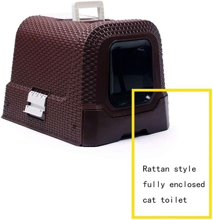 dog-potty-training-toilet-pet-supplies-rattan-style-fully-enclosed-cat-toilet-large-litter-box-potty-closedwhite
