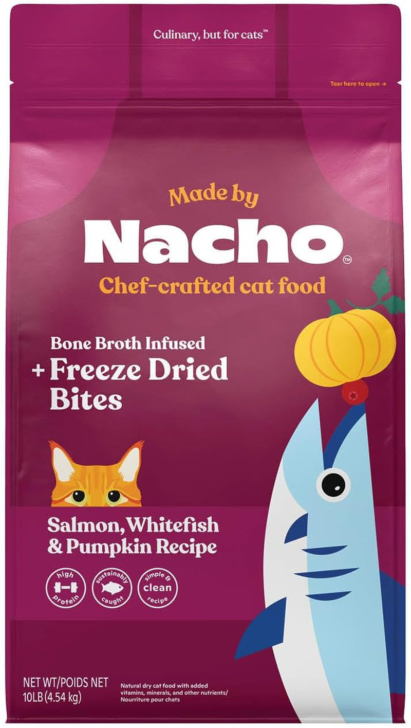 made-by-nacho-dry-cat-kibble-4lb-bag-high-protein-and-grain-friendly-premium-cat-food-cage-free-chicken-pumpkin-recipe-infused-with-bone-broth-for-hydration-limited-ingredients-single-bag
