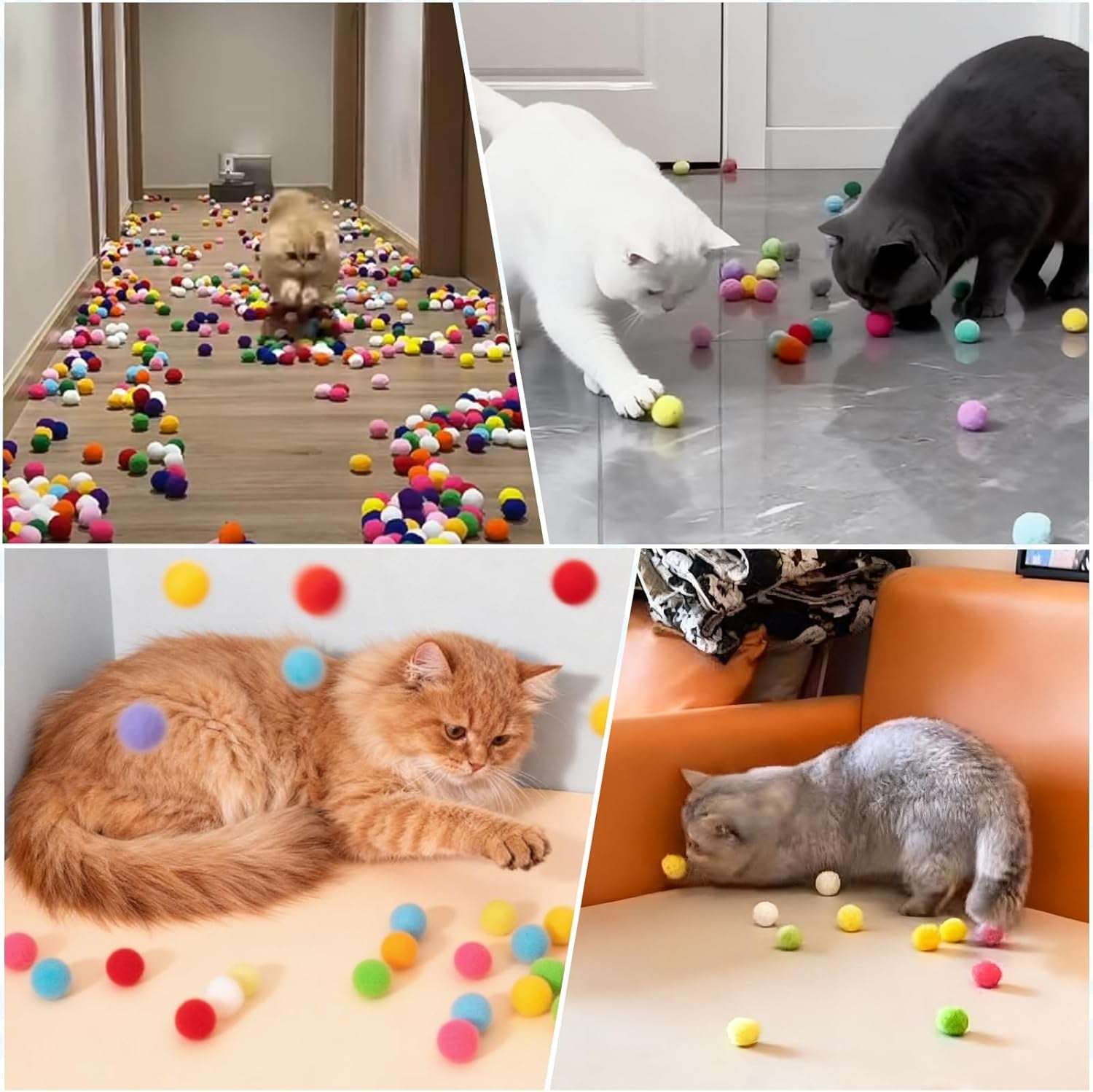 mity-rain-102pcs-cat-ball-launchers-pom-pom-balls-interactive-cat-toy-set-safe-soft-plush-kitten-toys-for-indoor-cats-fun-kitten-toys-for-endless-active-play-christmas