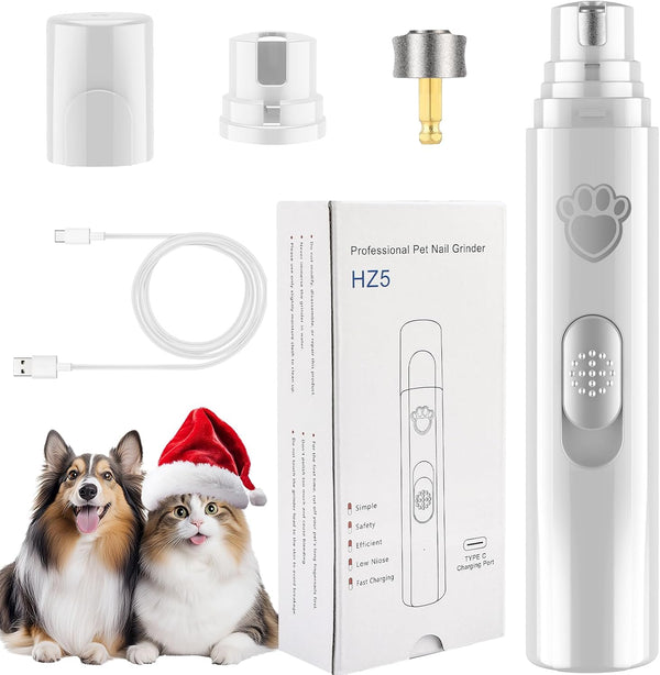 VIWIK Dog Nail Grinder, 2-Speed Rechargeable Dog Nail Trimmers for Large Medium & Small Dogs, Upgrade Professional Electric Pet Paws Grooming, Quiet Puppy Grooming Tool, for Dogs Cats9