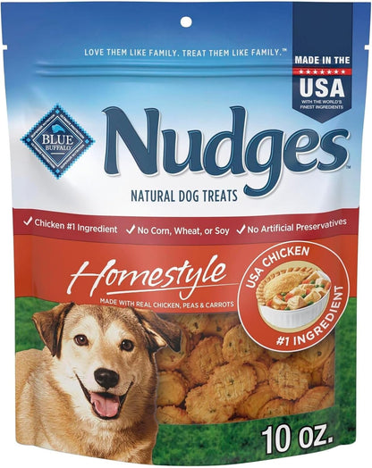 Blue Buffalo Nudges Beef & Rice Homestyle Natural Dog Treats, Meatball-Inspired Recipe, Healthy Reward or Training Treat, Made in the USA with Real Beef, No Artificial Preservatives, 16 Oz.11