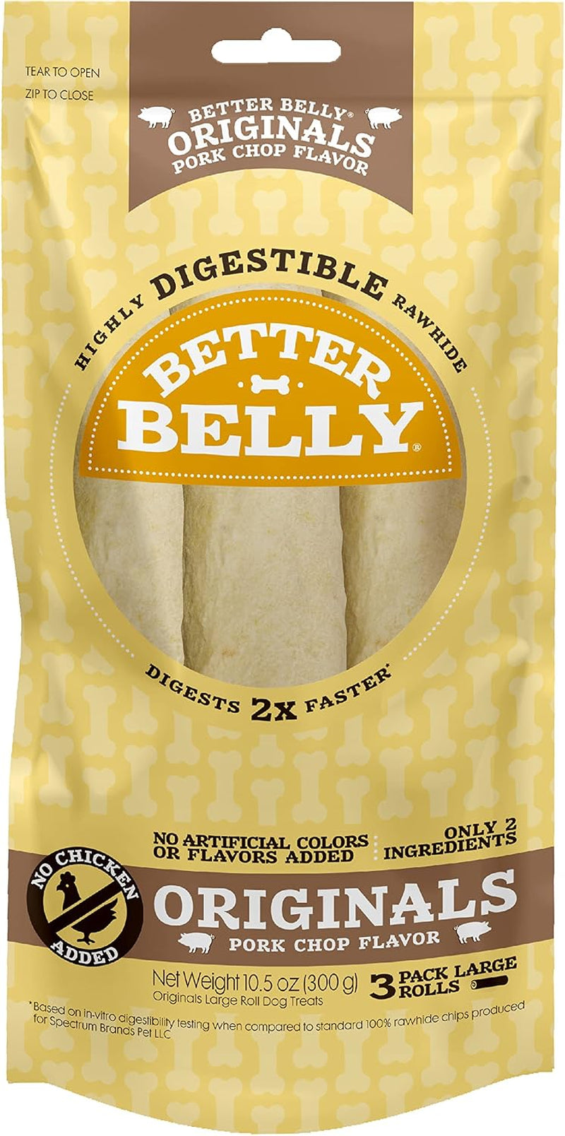 better-belly-highly-digestible-rawhide-large-roll-chews-3-count-pack-of-1