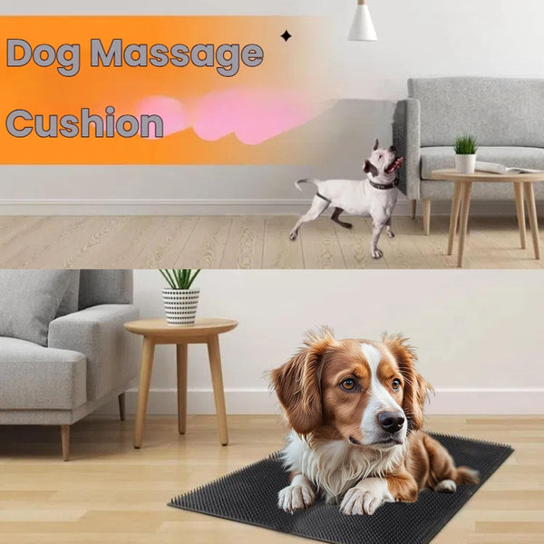 2 PCS Dog Scratching Post Pad, Soft Touch Itch Relief Pad for Horse Cow Goat Sheep, PVC Dog Back Scratcher, Massage Bed Massage Brush for Wooden Stake Wall Sofa Ground 11.8 X 11.8 Inch5