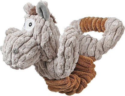 Tug of War Dog Toy, Crinkle Dog Toys for Large Dog, Soft Dog Plush Toy with Squeaky, Stuffed Animal for Dogs (Tug Series, Donkey)3