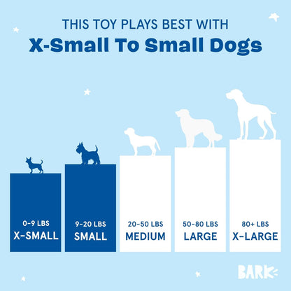 Barkbox Animal Squeakers 4-In-1 Interactive Plush Dog Toy - Squeaky Dog Toys with Crinkle Box and Treat-Hiding - for Extra Small to Small Dogs and Puppies5