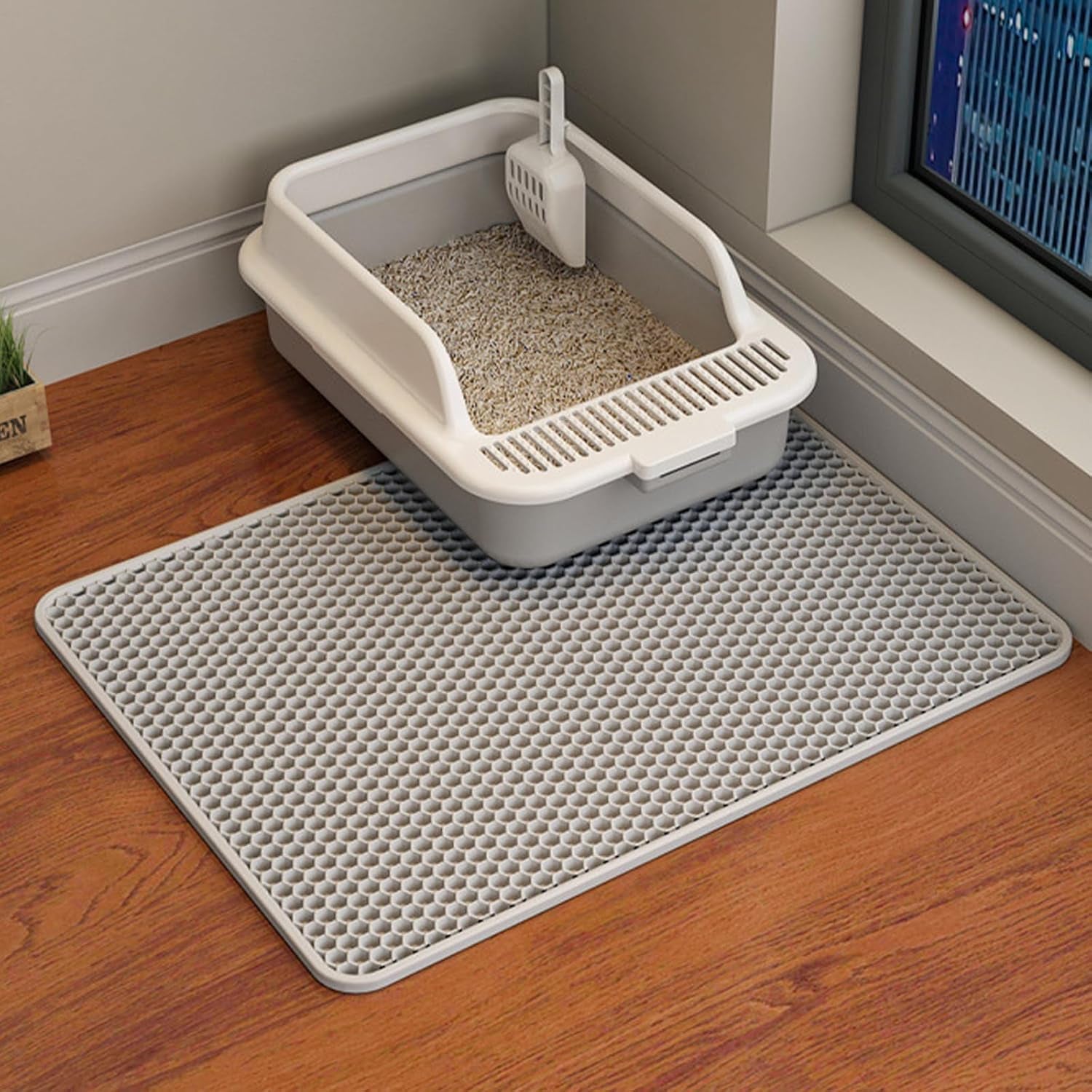hcy-wld-cat-litter-mat-45x26-35x24-30x22-24x18-inch-double-layer-cat-litter-box-mat-eva-non-slip-waterproof-urine-proof-cat-litter-catcher-mat-easy-clean-scatter-control-35x24-inch-khaki