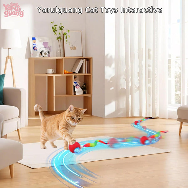 Interactive Cat Toy Ball, Smart Moving Pet Toy for Cats & Dogs | Cat Toys for Indoor Cats | Speedy Tail 2.0 Cat Toy|Cat Teaser Toy|Interactive Motion Activated Cat Toys| Stimulating Cat Toys7
