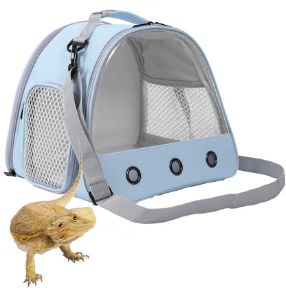 Bearded Dragon Travel Carrier,Lizards Carrier, Small Animal Travel Carrier for Sugar Glider Hedgehog Rat Parrot Bird Guinea Pig, Portable Guinea Pig Travel Bag for 226