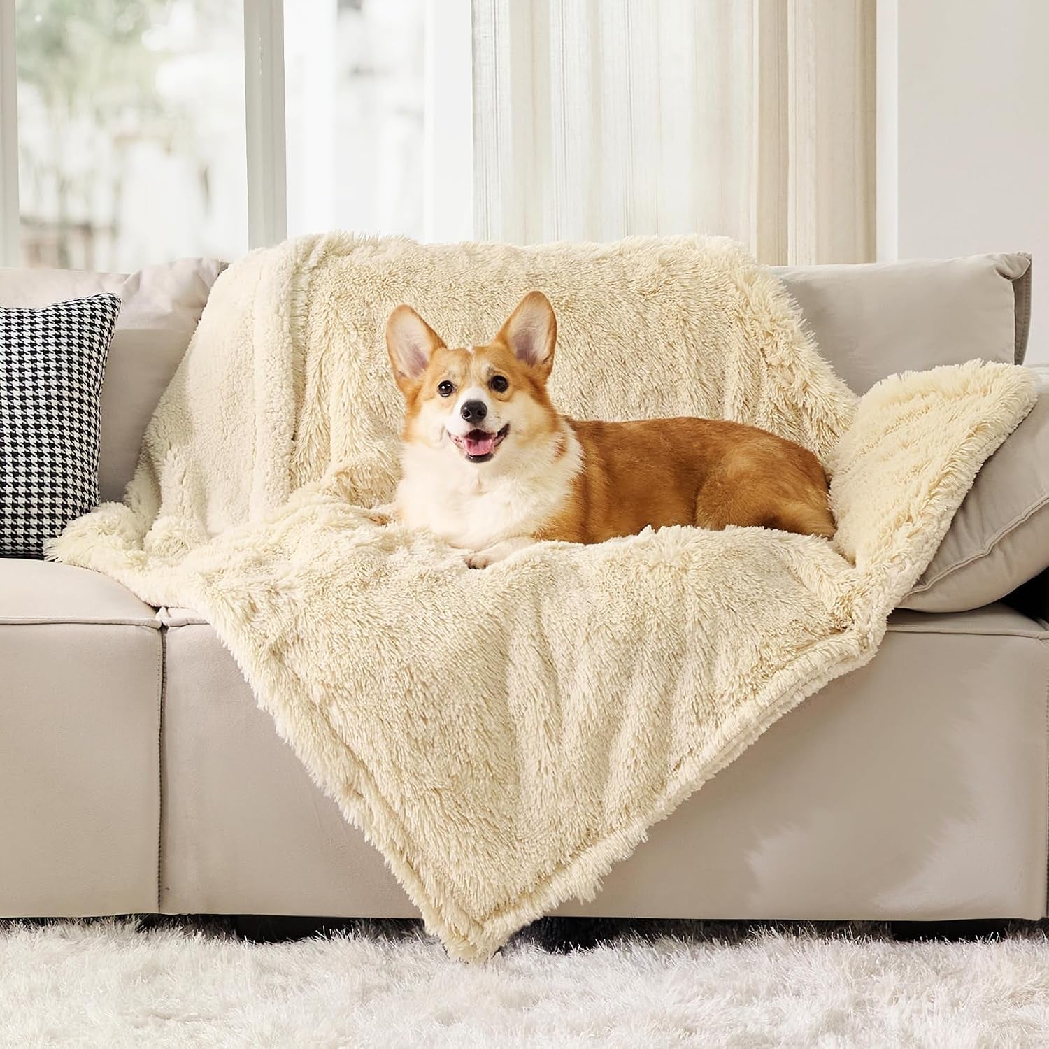 bedsure-waterproof-dog-blanket-for-small-dogs-cats-fluffy-faux-fur-30x40-plush-fuzzy-reversible-pet-blankets-for-couch-and-dog-bed-soft-calming-throw-cat-puppy-blanket-washable-dog-gift-brown