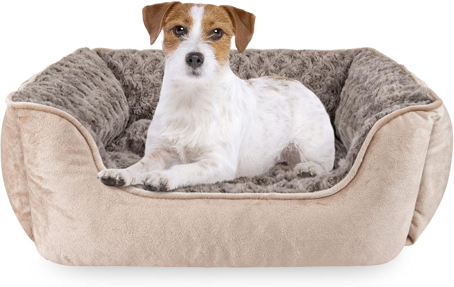 joejoy-rectangle-dog-bed-for-large-medium-small-dogs-washable-orthopedic-sofa-bed-soft-breathable-puppy-pet-cuddler-durable-calming-dog-bed-with-anti-slip-bottom-multiple-sizes-beige