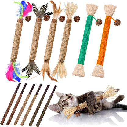 3 Pack Silvervine Cat Chew Sticks - Natural Kitten Toy for Cats8