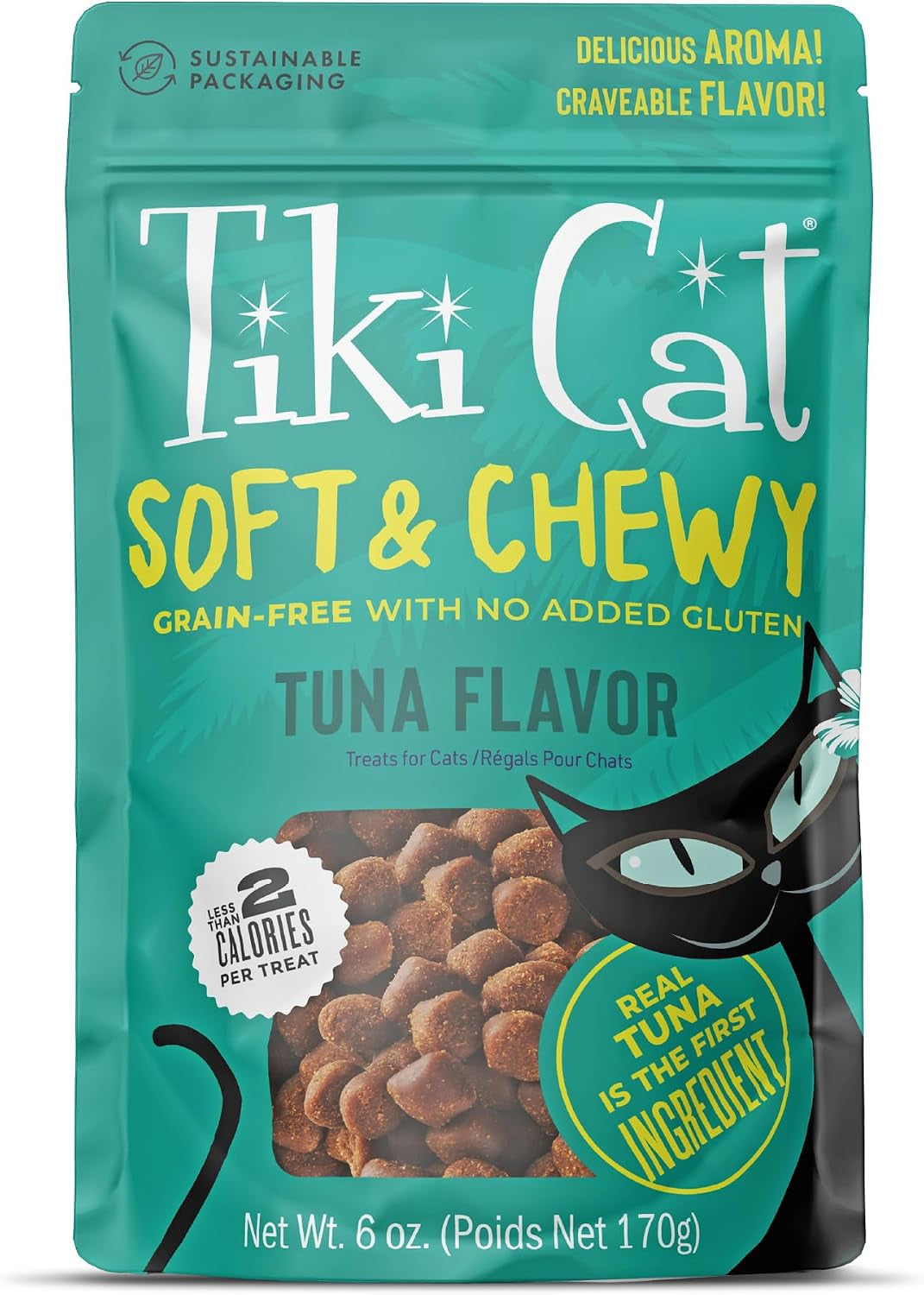 tiki-cat-soft-chewy-treats-tuna-flavor-3-calories-per-treat-with-grain-free-and-no-added-gluten-6-oz-pouch-pack-of-1