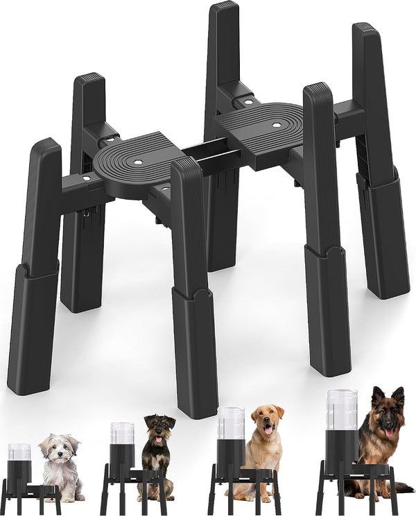 CZPET Dog Water Dispenser Stand, Pet Automatic Feeder Holder, Stand Only | Elevated Pet Water & Food Bowl for Medium Dogs, Stable and Anti-Slip Raised Bowl1