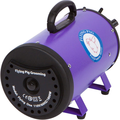 Flying Pig High Velocity Dog Pet Grooming Dryer W/Heater (Model: Flying One, Purple)4