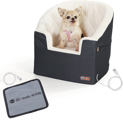 K&H Pet Products Bucket Booster Dog Car Seat, Sturdy Cat or Dog Booster Seats - Large Realtree Edge17