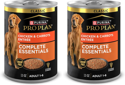 Purina Pro Plan Dog Food Grain Free, Classic Beef and Salmon Entrée - (Pack of 12) 13 Oz. Cans17