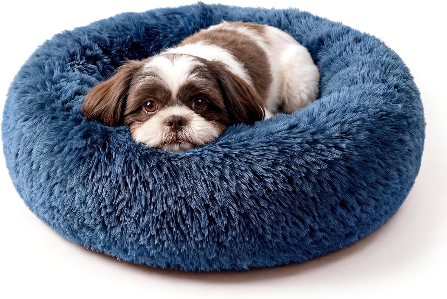 small-calming-dogs-bed-for-small-dogs-anti-anxiety-machine-washable-fluffy-luxury-anti-slip-waterproof-mute-base-warming-cozy-soft-pet-puppy-round-bed