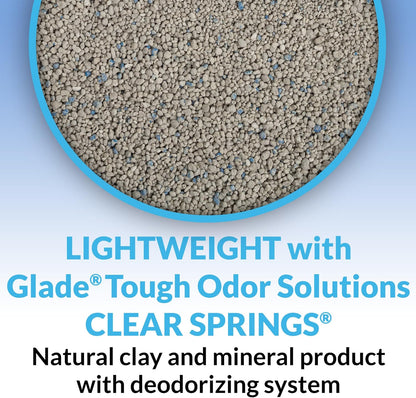 Purina Tidy Cats Light Weight, Low Dust, Clumping Cat Litter, Lightweight Glade Clear Springs Multi Cat Litter - 6 Lb. Jug3