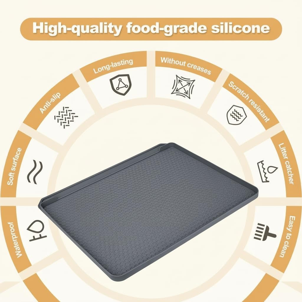 cat-litter-mat-24x20-waterproof-silicone-litter-trapping-mat-for-litter-box-soft-on-kitty-paws-non-slip-easy-to-clean-dark-grey