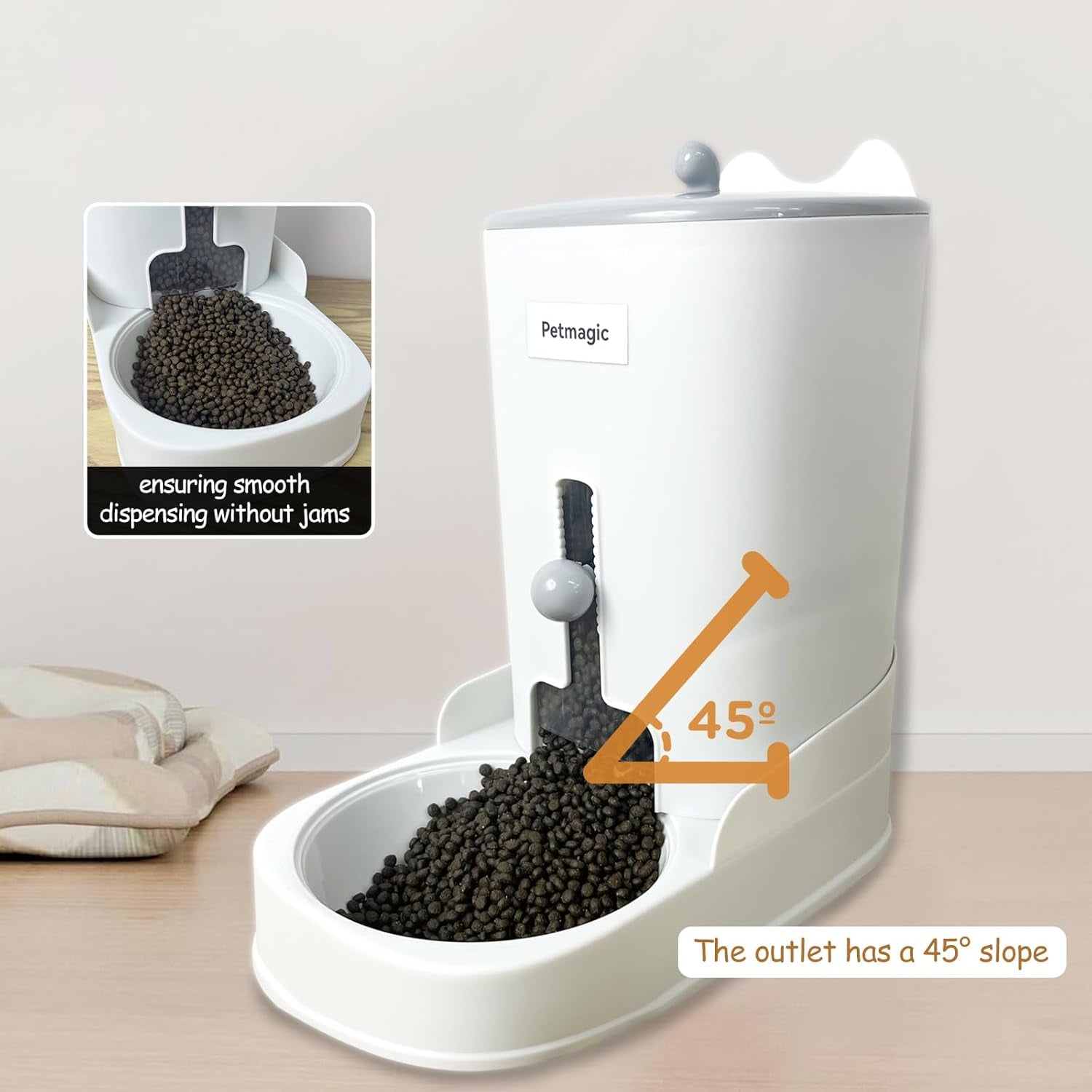gravity-cat-feeder-by-petmagic-is-a-3-6l-large-capacity-cat-food-and-water-bowl-set-this-two-piece-set-is-suitable-for-pet-feeding-including-small-and-medium-sized-dogs-kittens