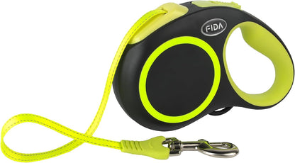 Fida Retractable Dog Leash, 16 Ft Dog Walking Leash for Small Dogs up to 26 Lbs, 360° Tangle Free, Black15